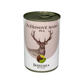 BOHEMIA Zvěřinové maso ve vlastní šťávě 400g
