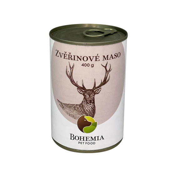 BOHEMIA Zvěřinové maso ve vlastní šťávě 400g