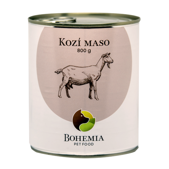 BOHEMIA Kozí maso ve vlastní šťávě 800 g