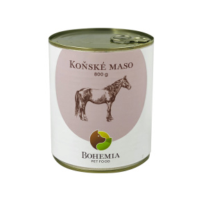 BOHEMIA Koňské maso ve vlastní šťávě 800g