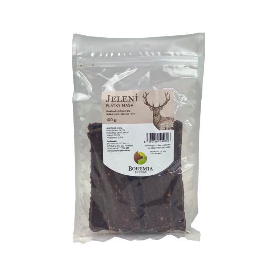 BOHEMIA Jelení plátky 100g