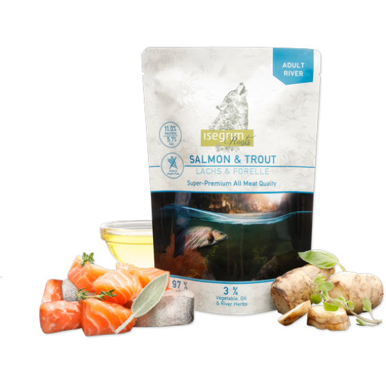 ISE Salmon with Trout POUCH  410g