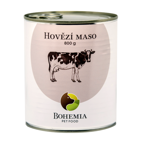 BOHEMIA Hovězí maso ve vlastní šťávě 800 g