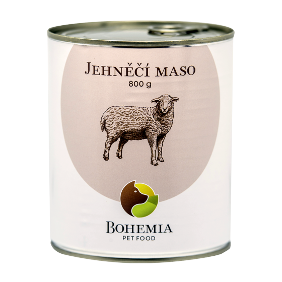 BOHEMIA Jehněčí maso ve vlastní šťávě 800 g