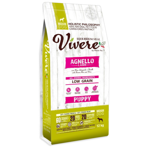 VIVERE Puppy Lamb 12 kg
