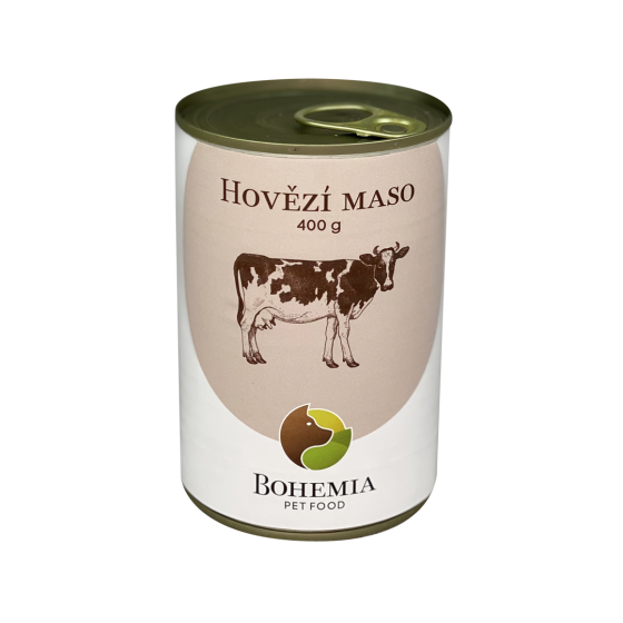 BOHEMIA Hovězí maso ve vlastní šťávě 400 g