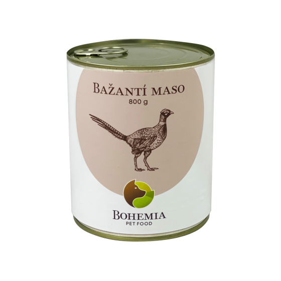 BOHEMIA Bažantí maso ve vlastní šťávě 800g