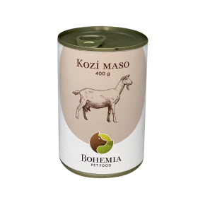 BOHEMIA Kozí maso ve vlastní šťávě 400 g