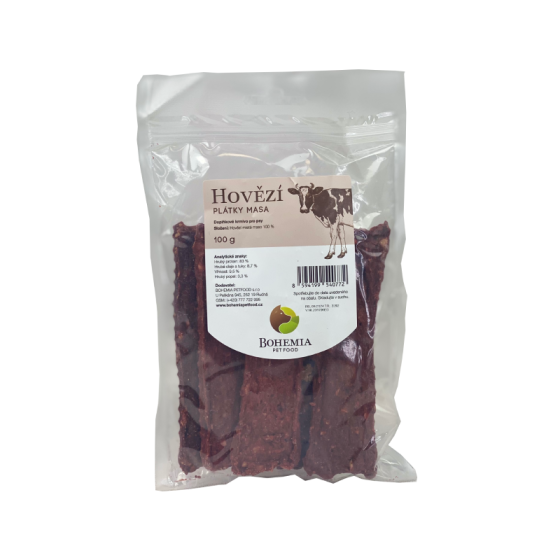 BOHEMIA Hovězí plátky 100g