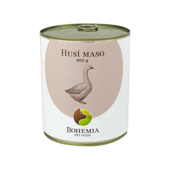 BOHEMIA Husí maso ve vlastní šťávě 800g
