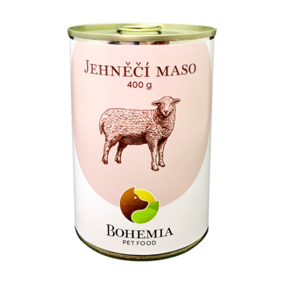 Bohemia Pet Food Jehněčí maso ve vlastní šťávě